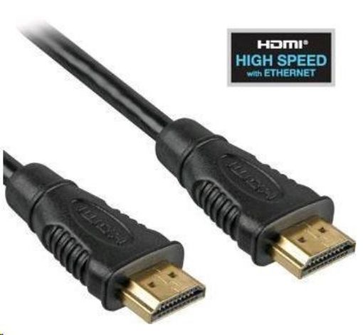 Obrázek Kabel HDMI High Speed + Ethernet 3m, zlacené konektory PremiumCord