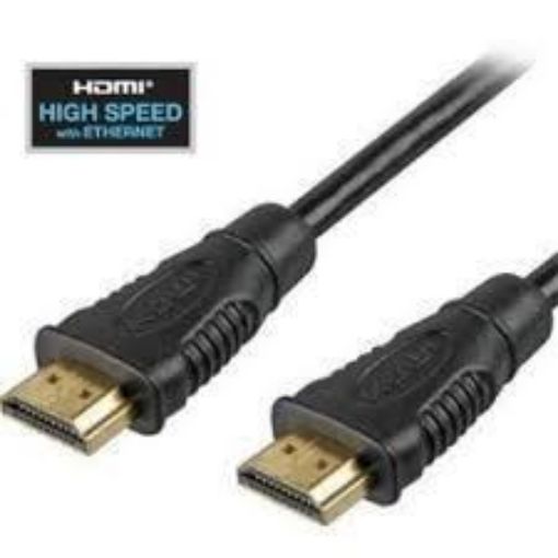 Obrázek PREMIUMCORD Kabel HDMI 2m High Speed + Ethernet (v1.4), zlacené konektory
