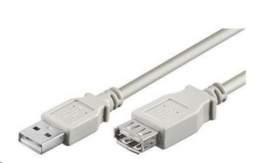 Obrázek PREMIUMCORD Kabel USB 2.0 A-A 0,5m (50cm), prodlužovací (M/F)