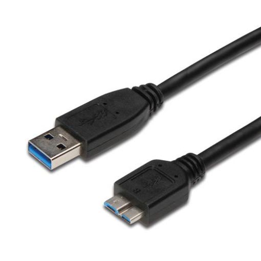 Obrázek  PremiumCord Kabel Micro USB 3.0 5Gbps USB A - Micro USB B, MM, 3m