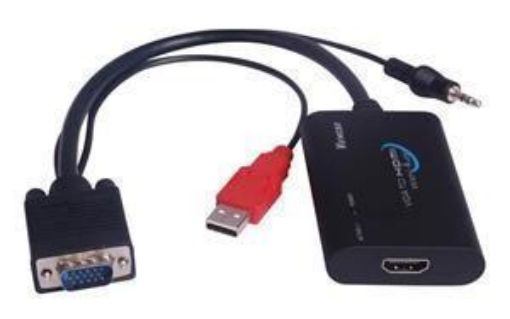 Obrázek PremiumCord konvertor VGA+audio na HDMI