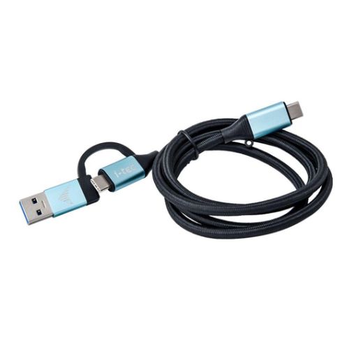 Obrázek itec kabel USB-C na USB-C s integrovanou redukcí na USB-A/3.0