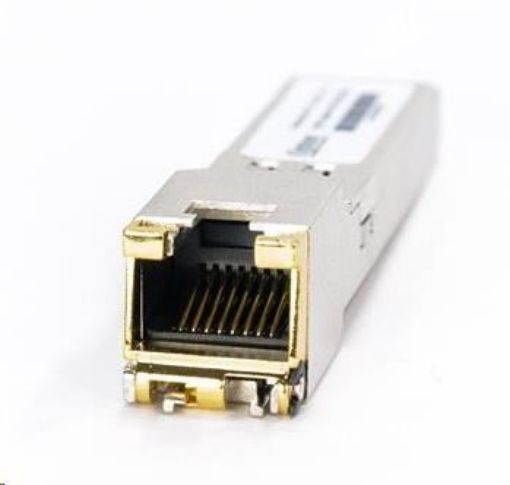 Obrázek SFP+ transceiver 10Gbps, 10GBASE-T, do 30m, RJ-45, 0 až 70°C, Cisco komp. dosah do 30m (CAT 6A či 7) modul má 10GBASE-SR