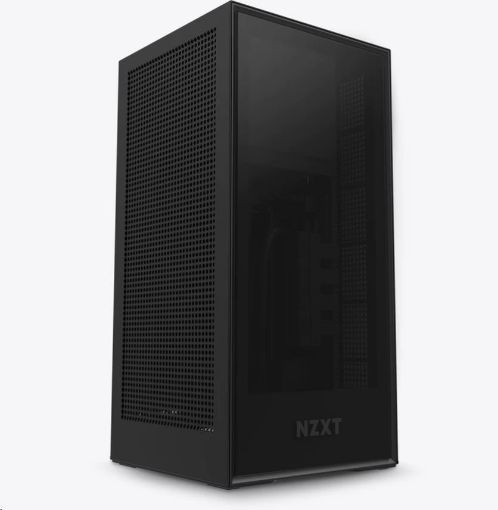 Obrázek NZXT skříň H1 / mini ITX / 140 mm AIO chladič / 650W SFX-L 80Plus Gold modulární zdroj/riser card/USB-C/černá