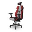 Obrázek SPC Gear EG450 CL ergonomická herní židle šedo-červená - textilní