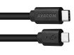 Obrázek AVACOM datový a nabíjecí kabel USB Type-C - Micro USB, 100cm, černá