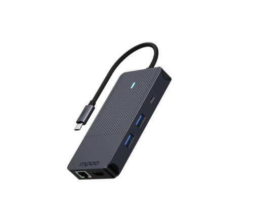 Obrázek RAPOO adaptér UCM-2005, 10-in-1 USB-C Multiport Adapter