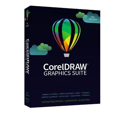 Obrázek CorelDRAW Graphics Suite 365 dní pronájem licence (251-2500) Lic ESD