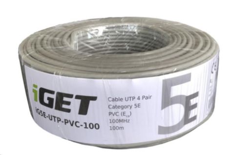 Obrázek iGet CAT5E UTP PVC Eca Síťový kabel 100m/role