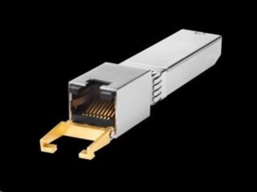 Obrázek HPE 10GBase-T SFP+ Transceiver (10GbpE over up to 30m using Cat 6a/7 cable over copper) 813874-B21 RENEW