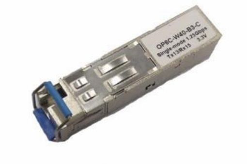 Obrázek SFP WDM transceiver 1,25Gbps, 1000BASE-BX10, SM, 10km, TX1550/RX1310nm, LC simp  (J9143B