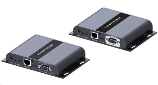 Obrázek PremiumCord VGA extender na 120m přes LAN, over IP, HDBitT