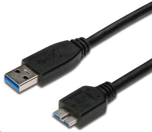 Obrázek PREMIUMCORD Kabel USB 3.0 A - Micro B 5m, propojovací (M/M)