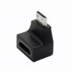 Obrázek PremiumCord adaptér Mini HDMI C - HDMI  (M/F), zahnutý 90°