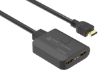 Obrázek PremiumCord HDMI 2.0 Mini Splitter 1-2 Pigtail 4Kx2K@60Hz HDCP2.2 Downscaler