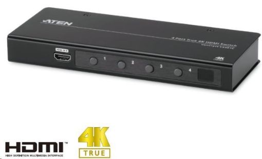 Obrázek ATEN 4 port HDMI switch 4 PC - 1 HDMI VS481C True 4K@60Hz video