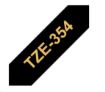 Obrázek BROTHER TZE354 - kazeta TZ šířky 24mm, laminovaná TZE-354, černá / zlaté písmo - gold