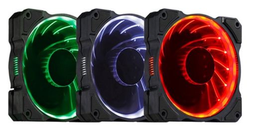 Obrázek EUROCASE ventilátor RGB 120mm (Ring Led)