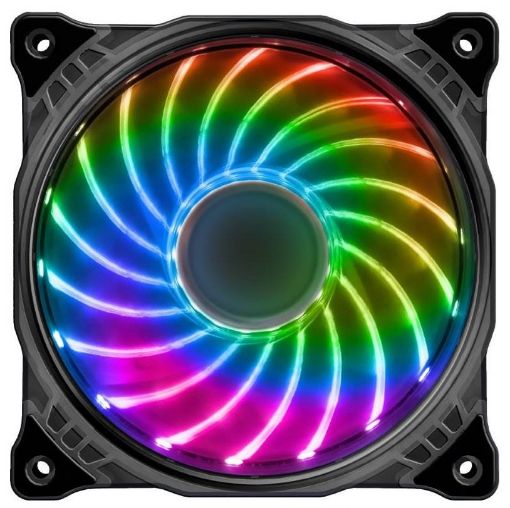 Obrázek EUROCASE ventilátor RGB 120mm (FullControl spot Led)