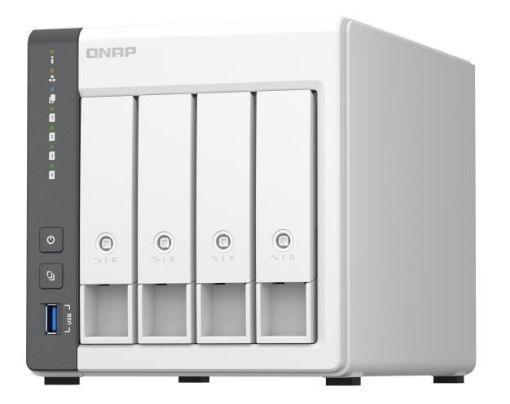 Obrázek QNAP TS-433-4G 4-bay desktop NAS, 4-core ARM, 4GB RAM, 4xSATA, 1x 2.5GbE, 1x GbE, 3x USB