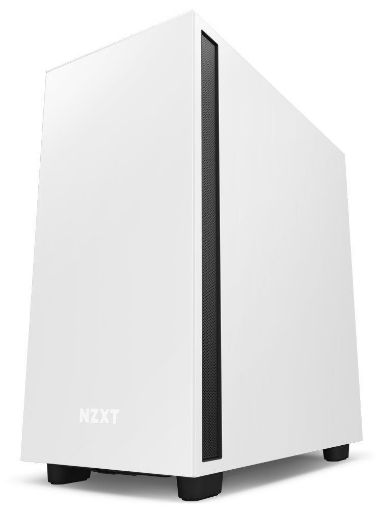 Obrázek NZXT skříň H7 / ATX / 2x120 mm fan / USB-C / 2x USB / prosklená bočnice / černobílá