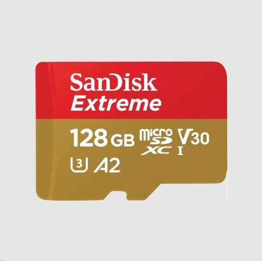 Obrázek SanDisk micro SDXC karta 128GB Extreme Mobile Gaming (190 MB/s Class 10, UHS-I U3 V30)