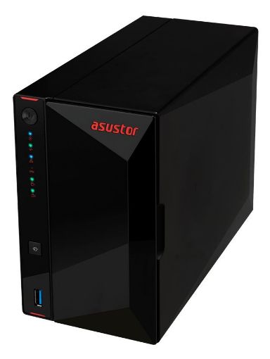 Obrázek Asustor AS5202T 2-bay NAS Nimbustor 2, 2GB DDR4, 2x2.5GE, 3xUSB3.2, Celeron J4005 2core 2.0GHz