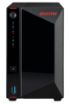 Obrázek Asustor AS5202T 2-bay NAS Nimbustor 2, 2GB DDR4, 2x2.5GE, 3xUSB3.2, Celeron J4005 2core 2.0GHz