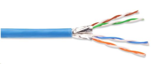 Obrázek PREMIUMCORD CAT6A U-FTP Kabel 4x2,drát AWG23,čistá měď 305m LSOH