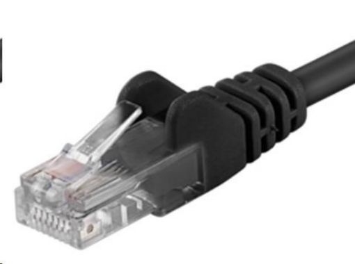 Obrázek PremiumCord Patch kabel UTP RJ45-RJ45 CAT6 0.25m černá