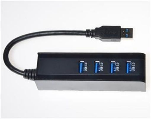 Obrázek PremiumCord USB 3.0 Superspeed HUB 4-portový