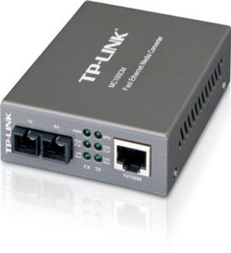 Obrázek TP-LINK MC100CM 100 Mbps media konvertor Ethernet/Optika (multi-mode)