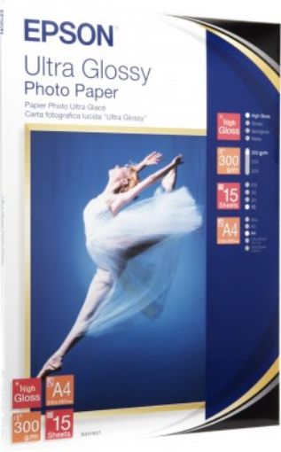 Obrázek EPSON Paper A4 Ultra Glossy Photo (15 listů), 300g/m2