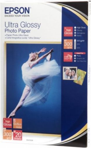 Obrázek EPSON Paper Ultra Glossy Photo 10x15 (20 listů), 300g/m2