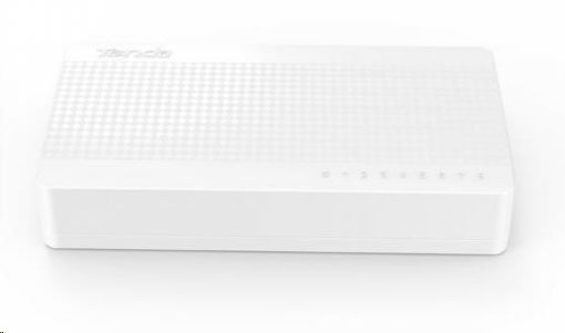 Obrázek Tenda S108 8-Port Mini Eco Fast Ethernet Switch, 10/100 Mb/s, Desktop