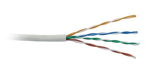 Obrázek UTP kabel LYNX, Cat5E, licna(lanko), PVC, Dca, šedá, 305m