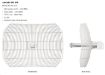 Obrázek UBNT airMAX airGrid M5 AG-HP-5G27, 4-PACK [5GHz, 27dBi anténa, Client/AP/Repeater, 802.11a/n]