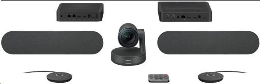 Obrázek Logitech Rally PLUS Systém Premium Ultra-HD Conference Cam, konferenční systém