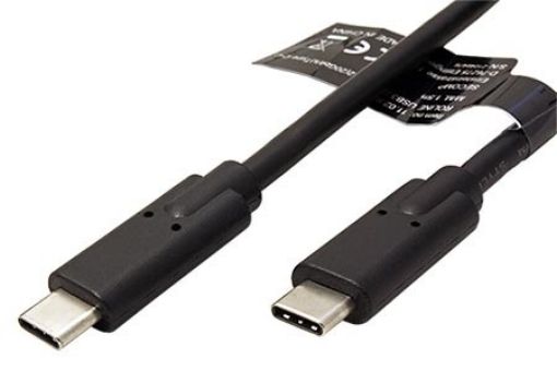 Obrázek USB SuperSpeed 20Gbps (3.2 gen 2x2) kabel USB C(M) - USB C(M), PD 20V/5A, 1m, černý