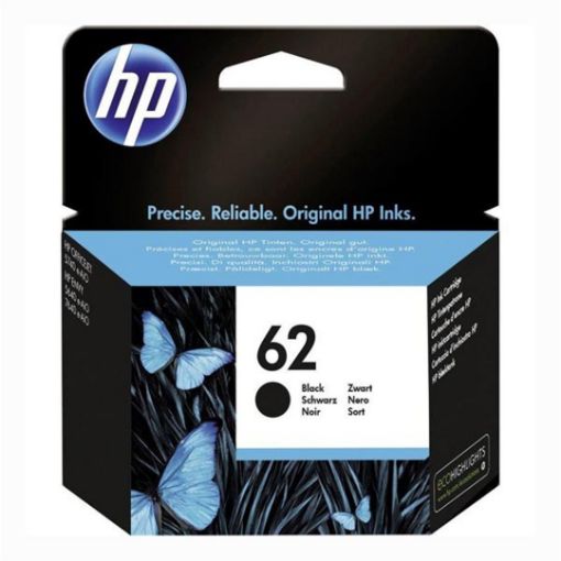 Obrázek HP 62 Black Original Ink Cartridge (200 pages)
