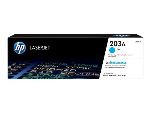 Obrázek HP 203A Cyan Original LaserJet Toner Cartridge (1,300 pages)