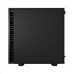 Obrázek FRACTAL DESIGN skříň Define 7 Mini Black Solid, USB 3.1 Type-C, 2x USB 3.0, bez zdroje, mATX