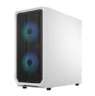 Obrázek FRACTAL DESIGN skříň Focus 2 RGB White TG Clear Tint, 2x USB 3.0, bez zdroje, mATX