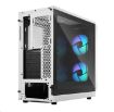 Obrázek FRACTAL DESIGN skříň Focus 2 RGB White TG Clear Tint, 2x USB 3.0, bez zdroje, mATX