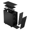 Obrázek FRACTAL DESIGN skříň Meshify 2 Compact Black Solid, USB 3.1 Type-C, 2x USB 3.0, bez zdroje, mATX