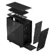 Obrázek FRACTAL DESIGN skříň Meshify 2 Compact Black TG Light Tint, USB 3.1 Type-C, 2x USB 3.0, bez zdroje, mATX