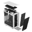 Obrázek FRACTAL DESIGN skříň Meshify 2 Compact White TG Clear Tint, USB 3.1 Type-C, 2x USB 3.0, bez zdroje, mATX