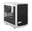 Obrázek FRACTAL DESIGN skříň Meshify 2 Nano White TG Clear Tint, USB 3.1 Type-C, 2x USB 3.0, bez zdroje, miniITX