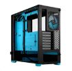 Obrázek FRACTAL DESIGN skříň Pop Air RGB Cyan Core TG Clear Tint, 2x USB 3.0, bez zdroje, ATX