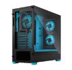 Obrázek FRACTAL DESIGN skříň Pop Air RGB Cyan Core TG Clear Tint, 2x USB 3.0, bez zdroje, ATX